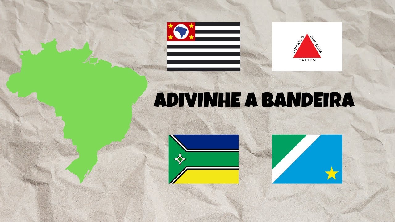 ADIVINHE A BANDEIRA DOS ESTADOS DO BRASIL - Quiz de Geografia 🌎