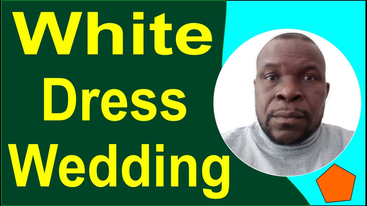 Wedding with white dress