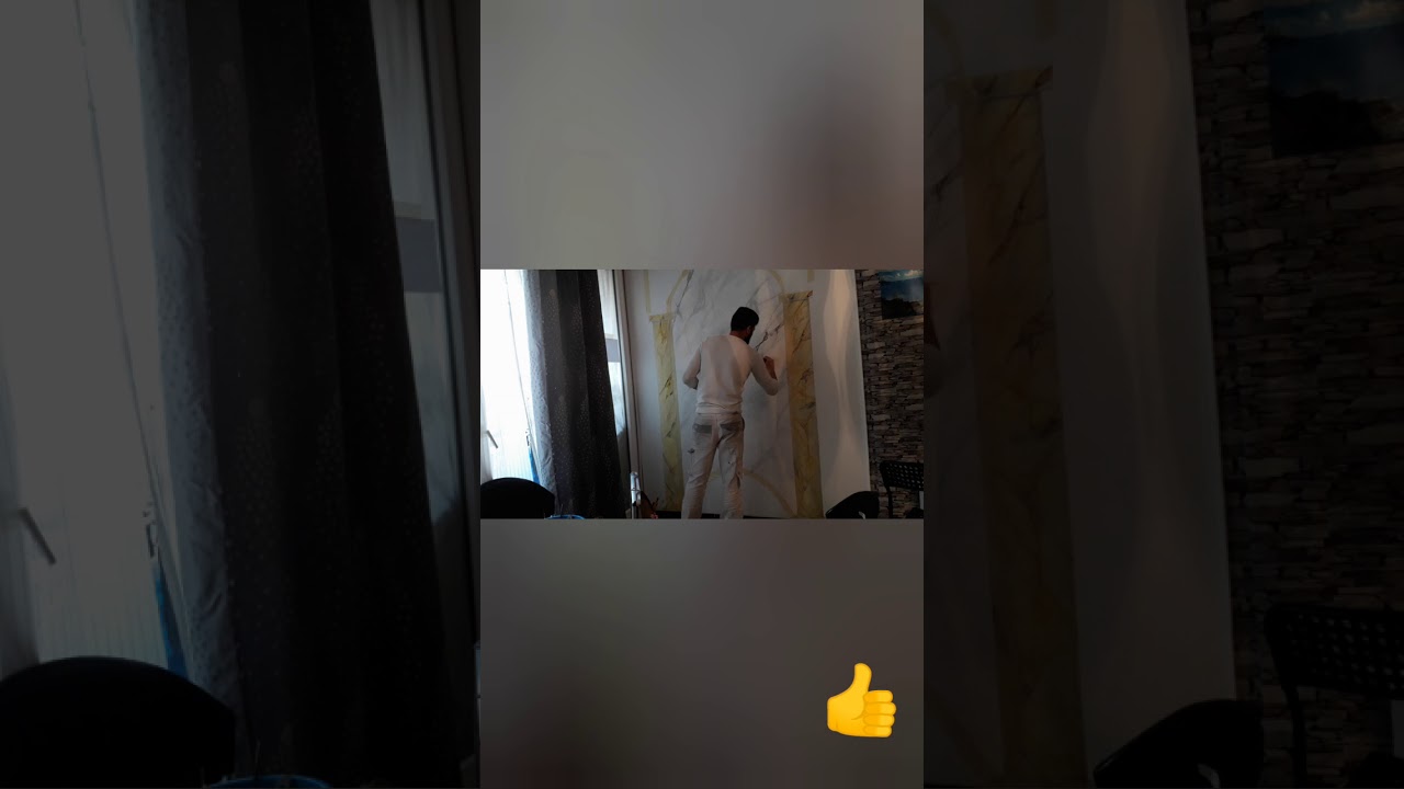جزاءري يرسم محراب😱😱😱 في المنزل لاداء صلاة التراويح😭😭ترخيم الجدران 😍😍