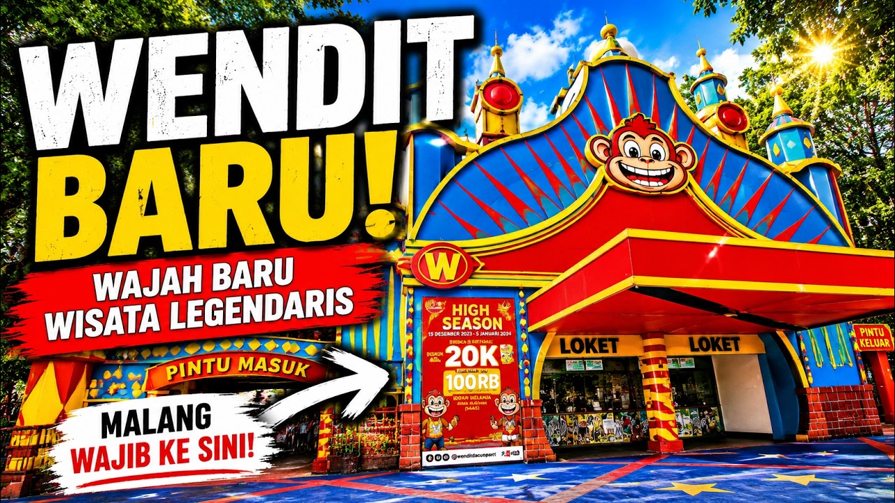 NEW WENDIT MALANG - WISATA MALANG LEGENDARIS MASIH ADA KERA NYA