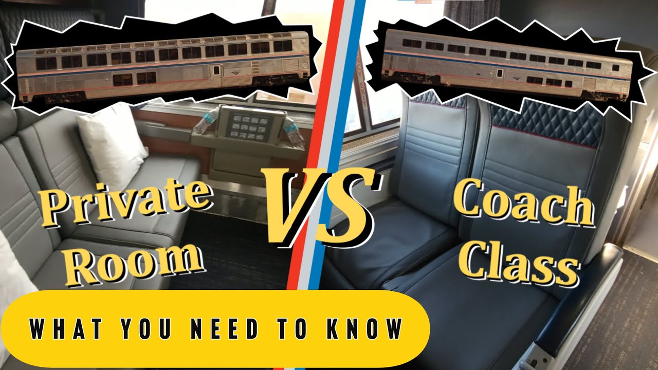 AMTRAK Sleeper VS. Coach. EVERYTHING you need to know for your trip.