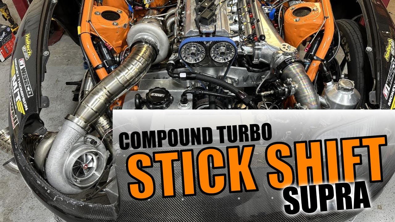 ВЕСЬ УДАР! Наша НОВАЯ установка Compound Turbo 2JZ Stick Shift Supra