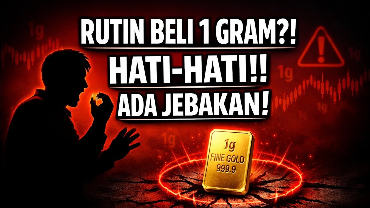 Rutin Beli Emas 1 Gram Setiap Bulan? Hati-Hati, Ini Jebakannya!! 