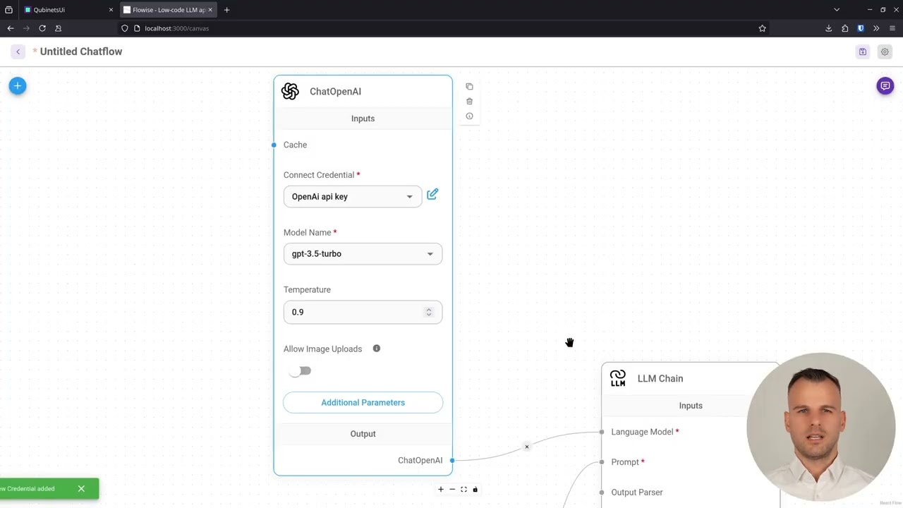 Part 2/10: Building a Simple AI Chatbot in Minutes with Flowise! (Step-by-Step Guide)