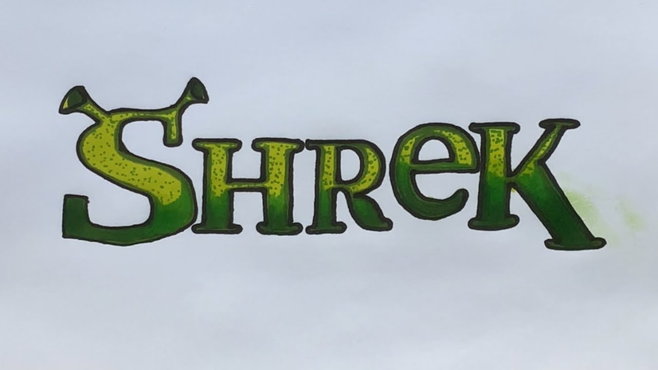 How to draw the SHREK Logo ✏️