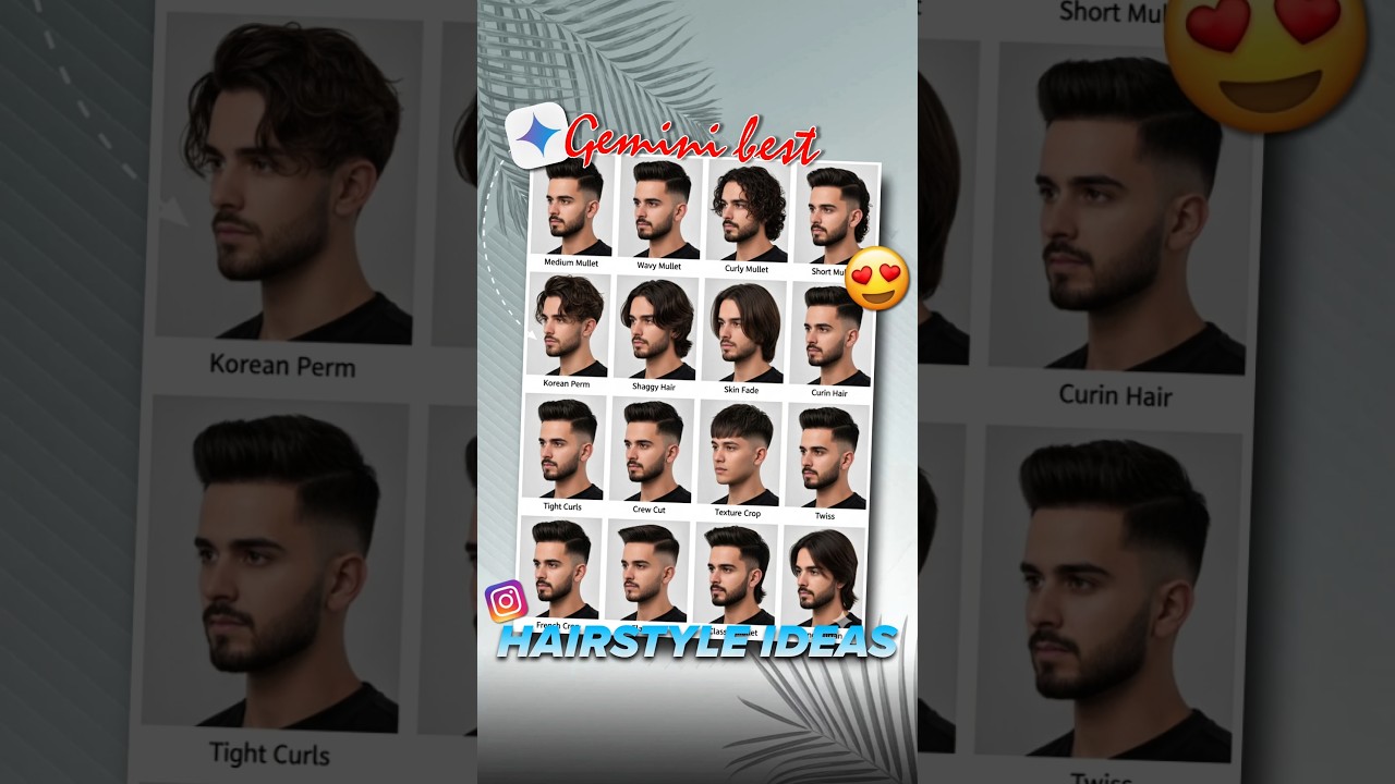 😱 Sirf EK Photo Se 16+ Hairstyles! | Gemini App AI Hairstyle Trick | Shorts