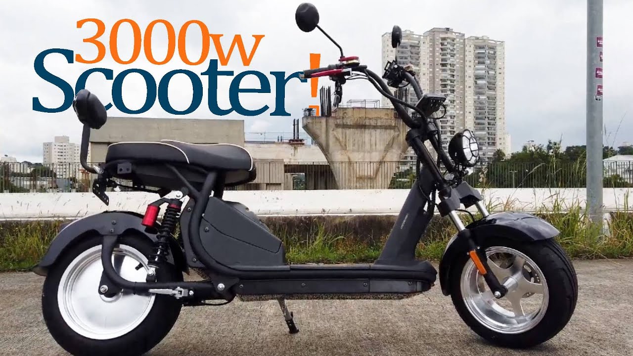 SCOOTER ELÉTRICA CP2 de 3000W  com 30Ah de bateria - Elas estão evoluindo a cada dia