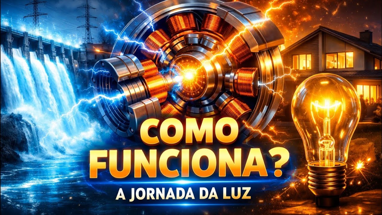 Como a Eletricidade Chega na Sua Casa? (A Jornada da Luz) ⚡