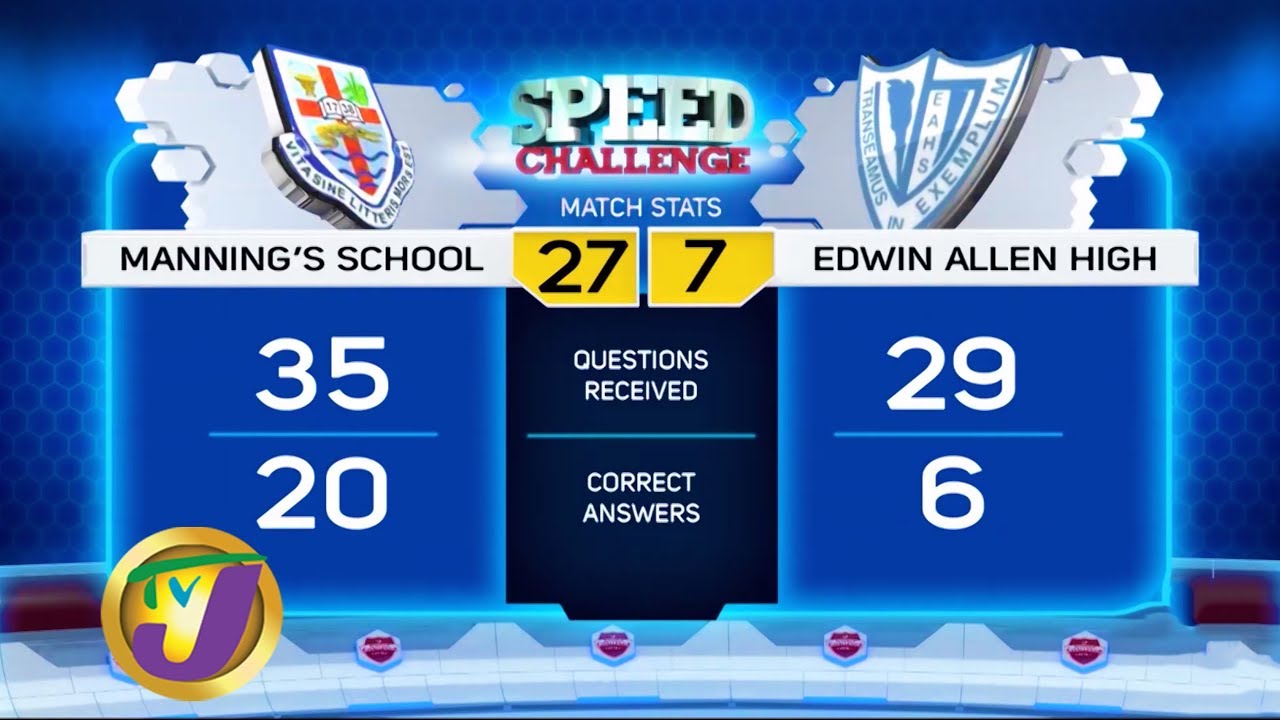 Manning's School vs Edwin Allen High | TVJ SCQ 2020