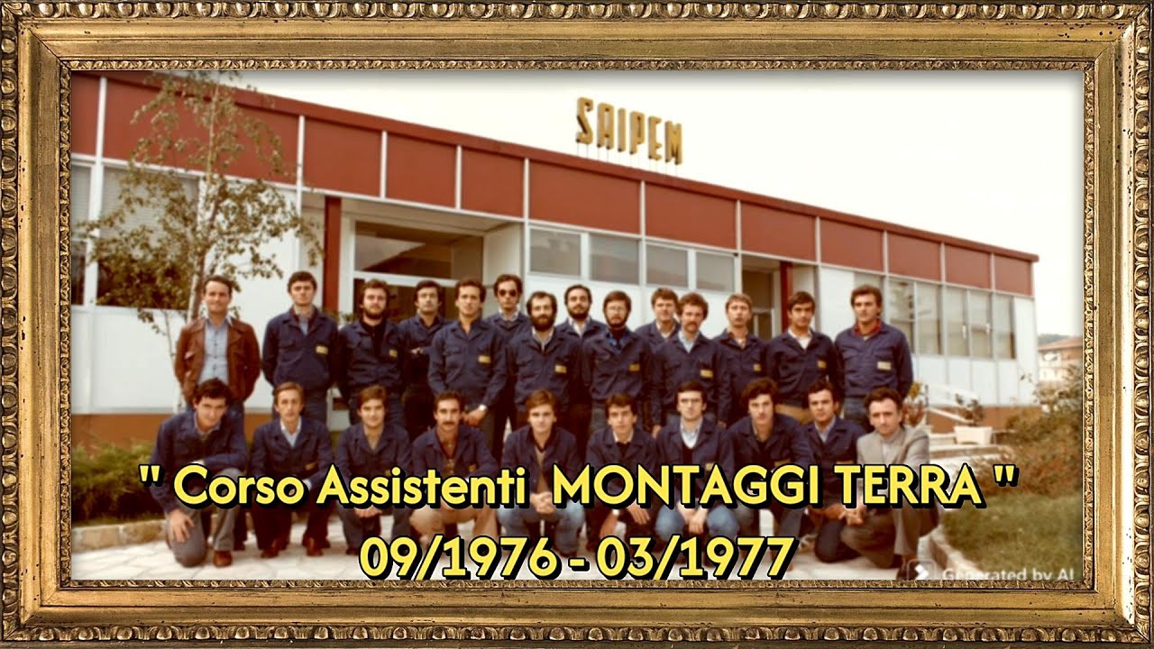 1976...50 anni fa a Matelica ( MC ) @ ENI-Saipem Training Center !