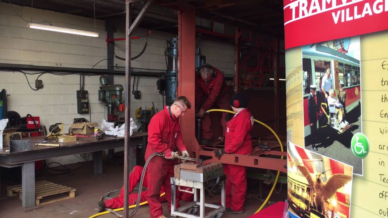 The Garmendale team Hot Riveting on the LCC1 Tram in action