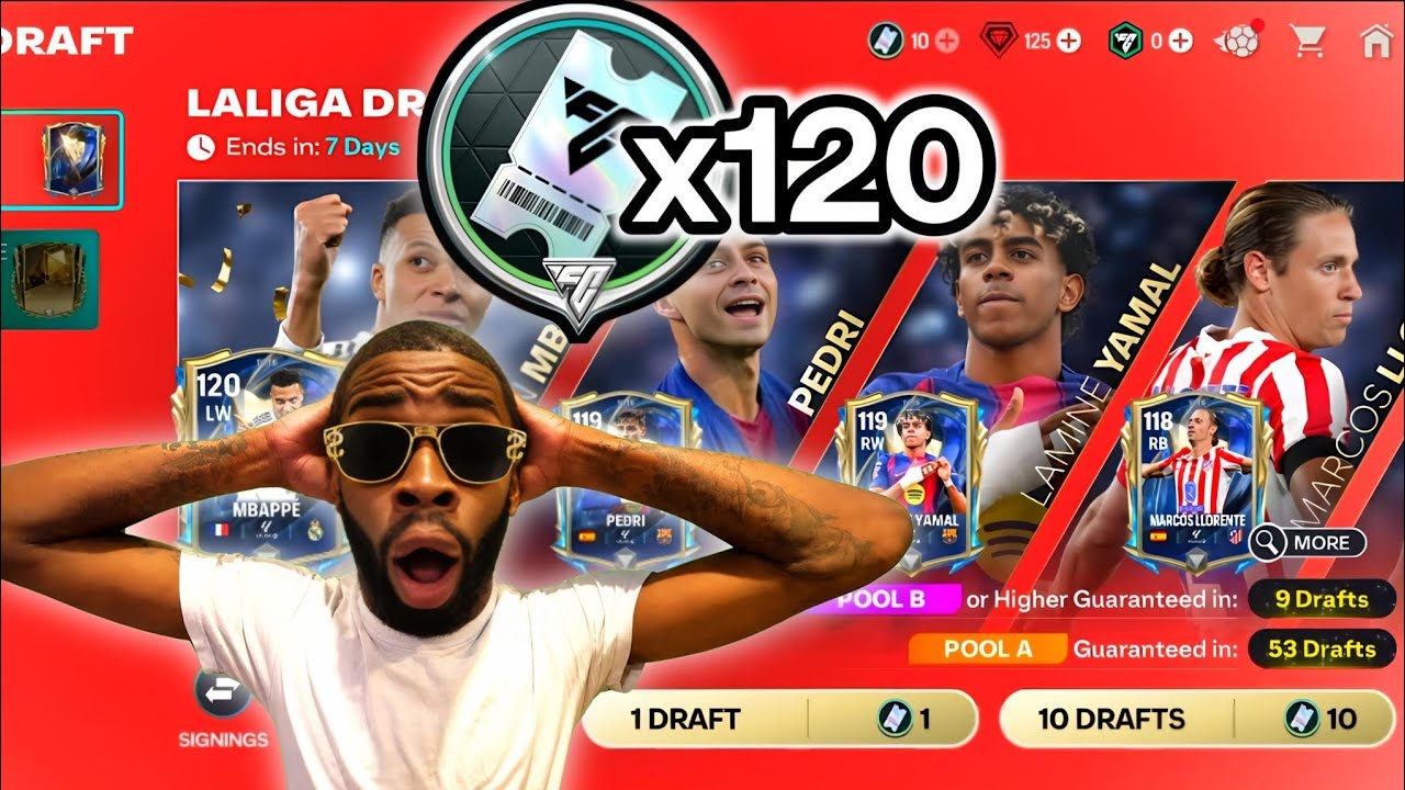 EA FC MOBILE 26 &bull; New 120x Draft Voucher Pack Opening #fcmobile #fifamobile  