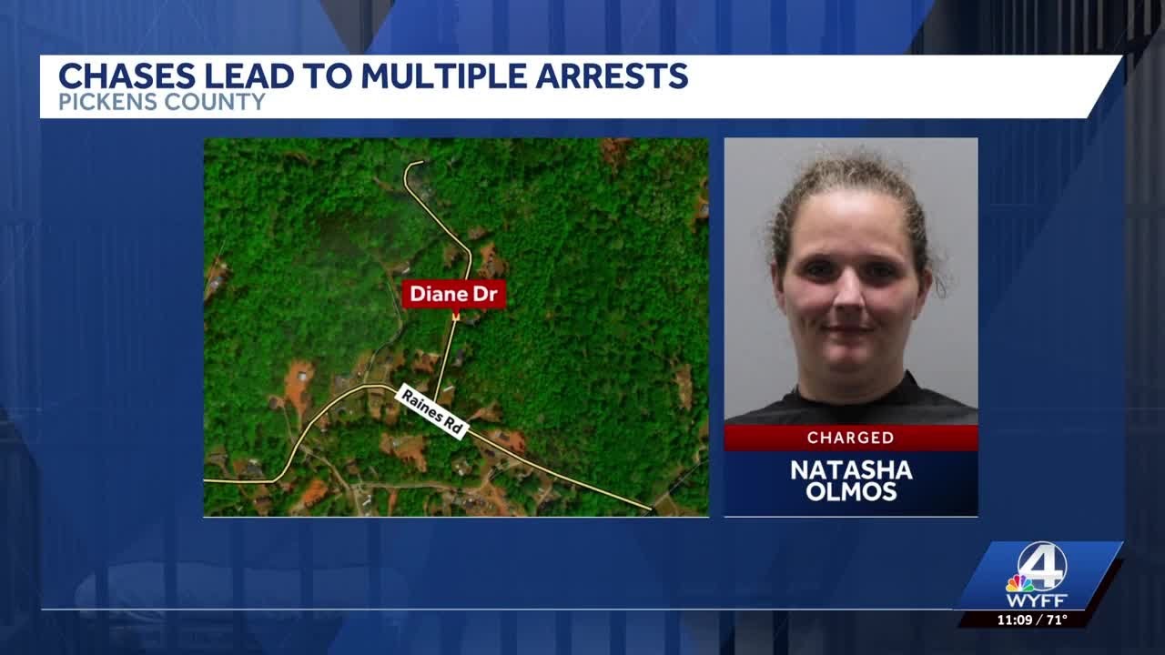 Pickens County deputies arrest three after separate traffic stops