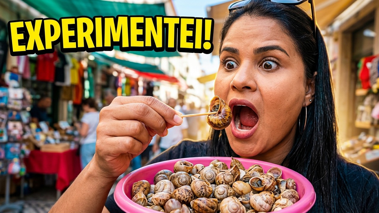 COMER CARACÓIS EM PORTUGAL!!! 🐌 VOCÊ TERIA CORAGEM? | CULINÁRIA PORTUGUESA 🇵🇹