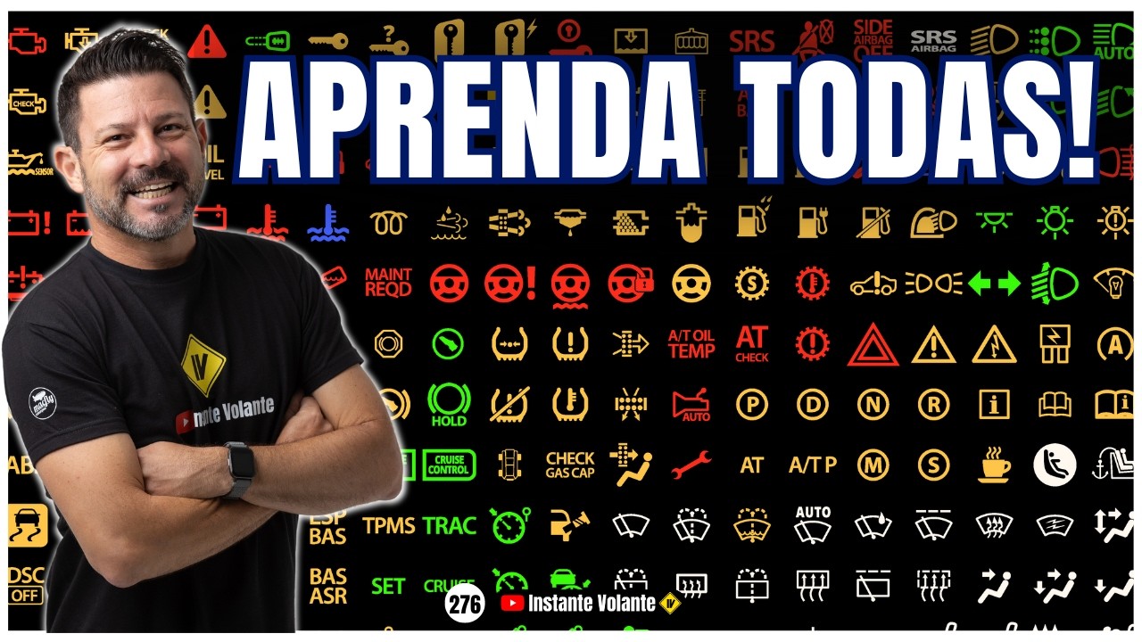 ENTENDA AGORA o significado de TODAS AS LUZES que podem acender no painel do seu carro | 📺275