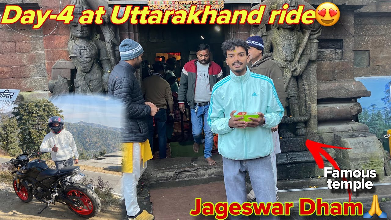 Jageshwar Dham 🙏 | Day 4 of Uttarakhand Bike Ride | Mountains & Mandir #mt15