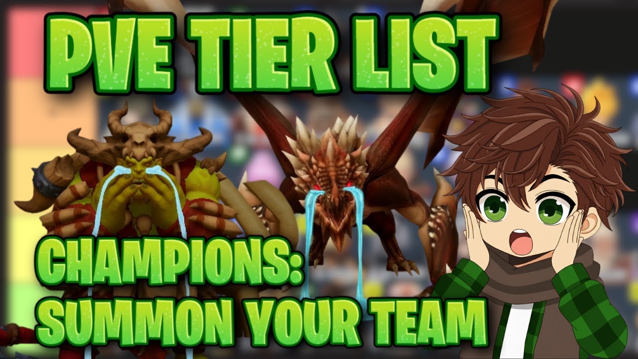 СПИСОК УРОВНЕЙ PVE | Чемпионы: призовите свою команду