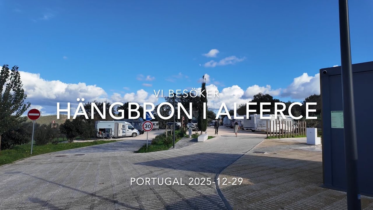 Hängbron i Alferce 2025-12-29