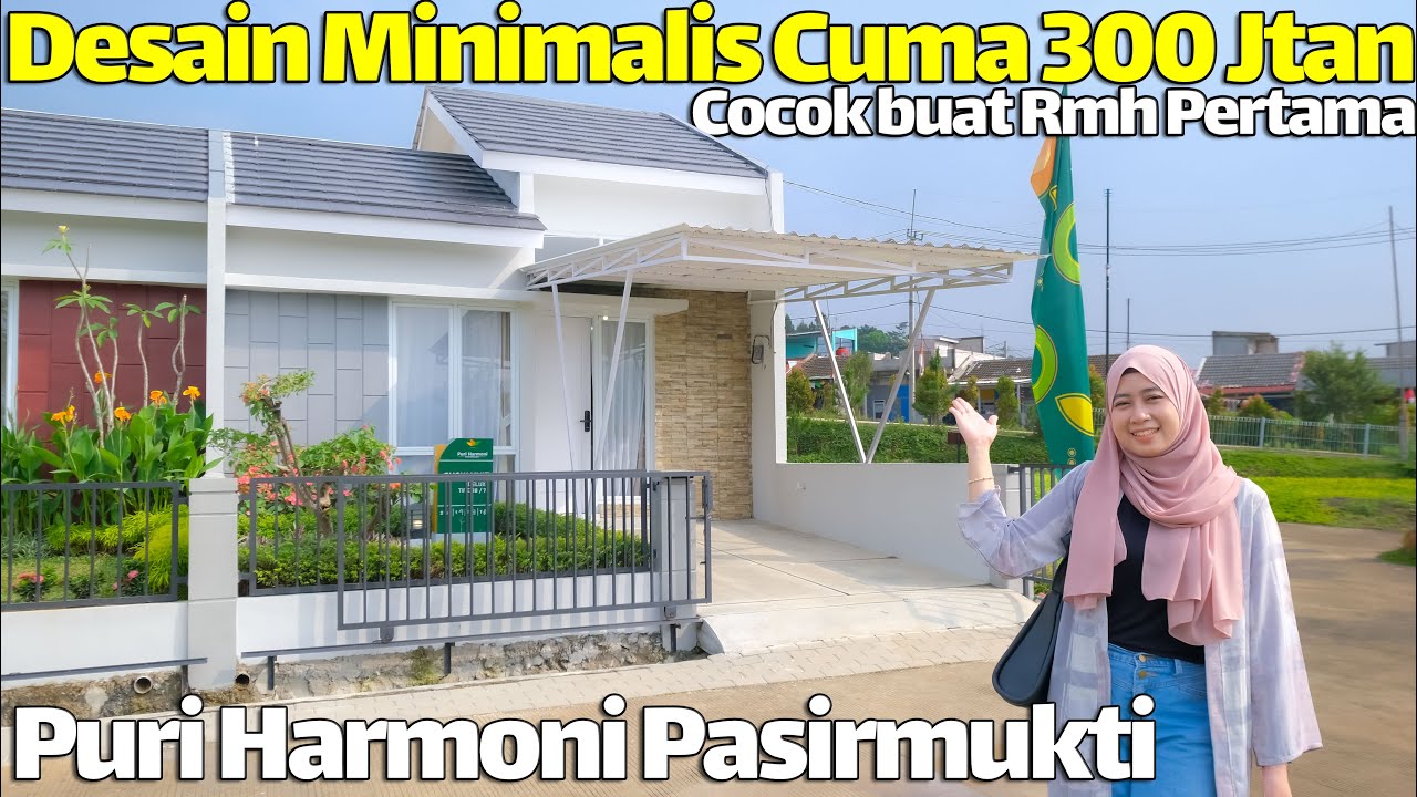 Rumah Minimalis 300 Jutaan di Pinggiiran Jakarta! Puri Harmoni Pasirmukti