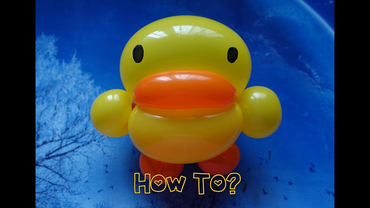 How to make Piyo Piyo duck balloon