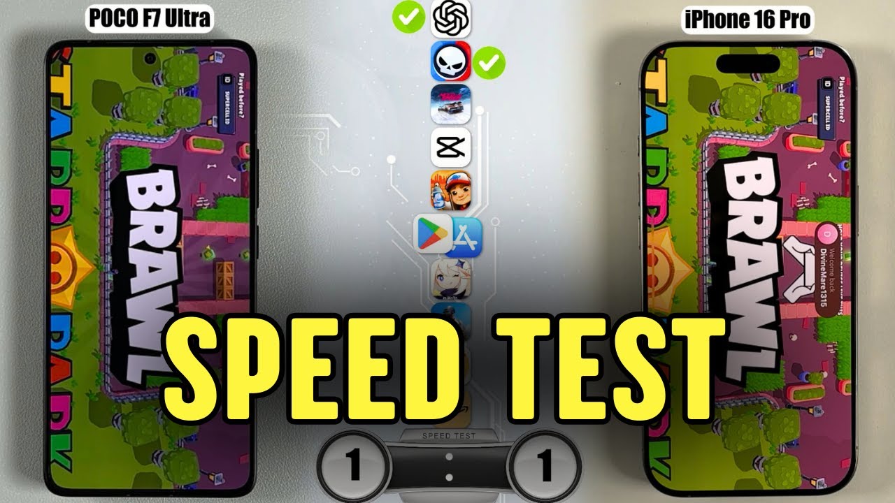 POCO F7 Ultra vs iPhone 16 Pro Speed Test – Which Phone Is Actually Faster?