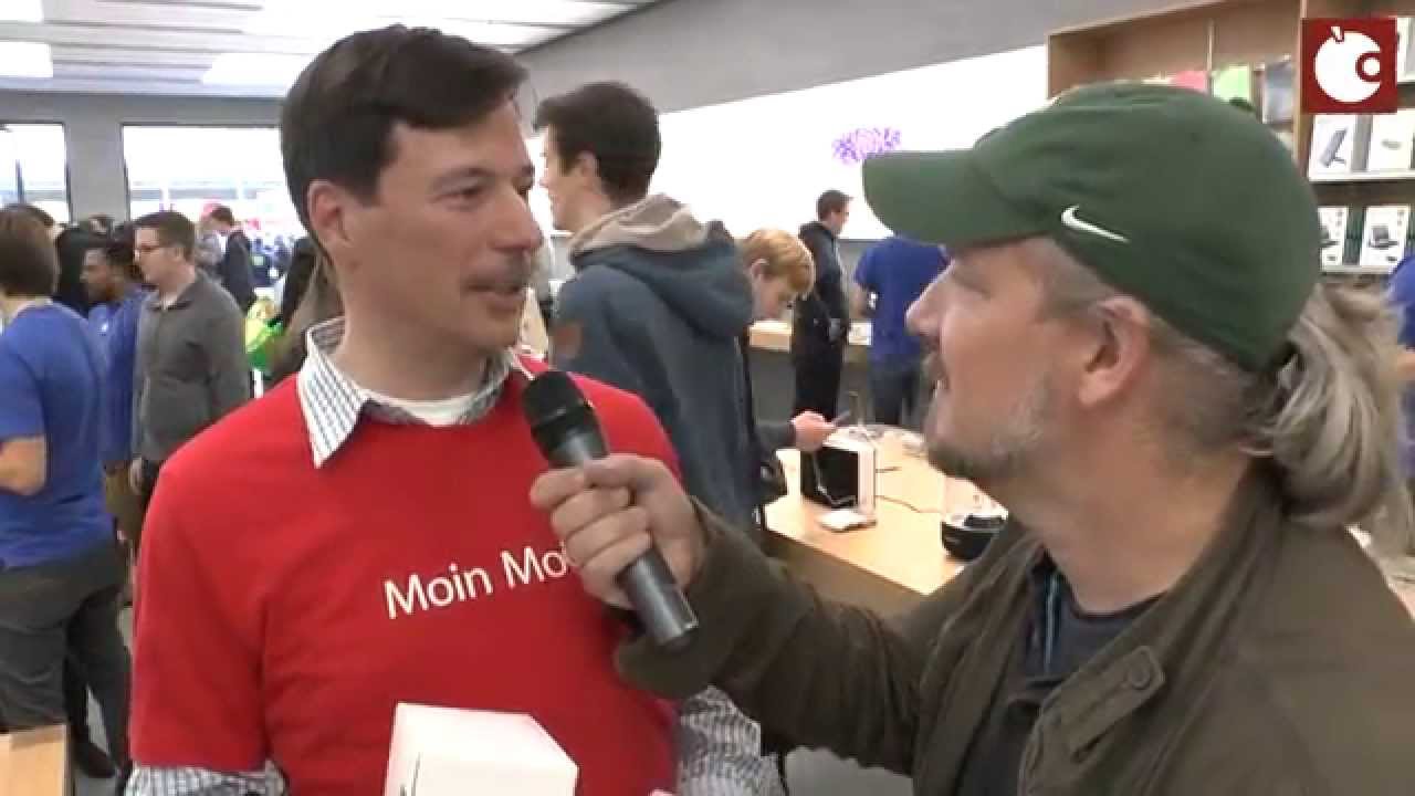 Apfeltalk LIVE! Er&ouml;ffnung des Apple Stores in Hannover (27.9.2014)