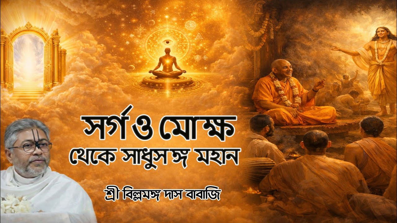 #বিল্লমঙ্গল দাস বাবাজি#স্বর্গ ও মোক্ষ থেকে সাধুসঙ্গ মহান#ভাগবত পাঠ#কৃষ্ণভক্তি 
