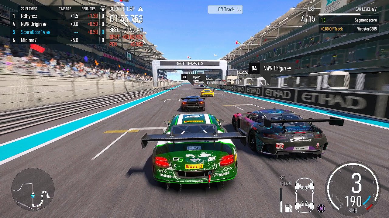 Unleashing The Power of The Bentley Continental GT3 at Yas Marina (Forza Motorsport)