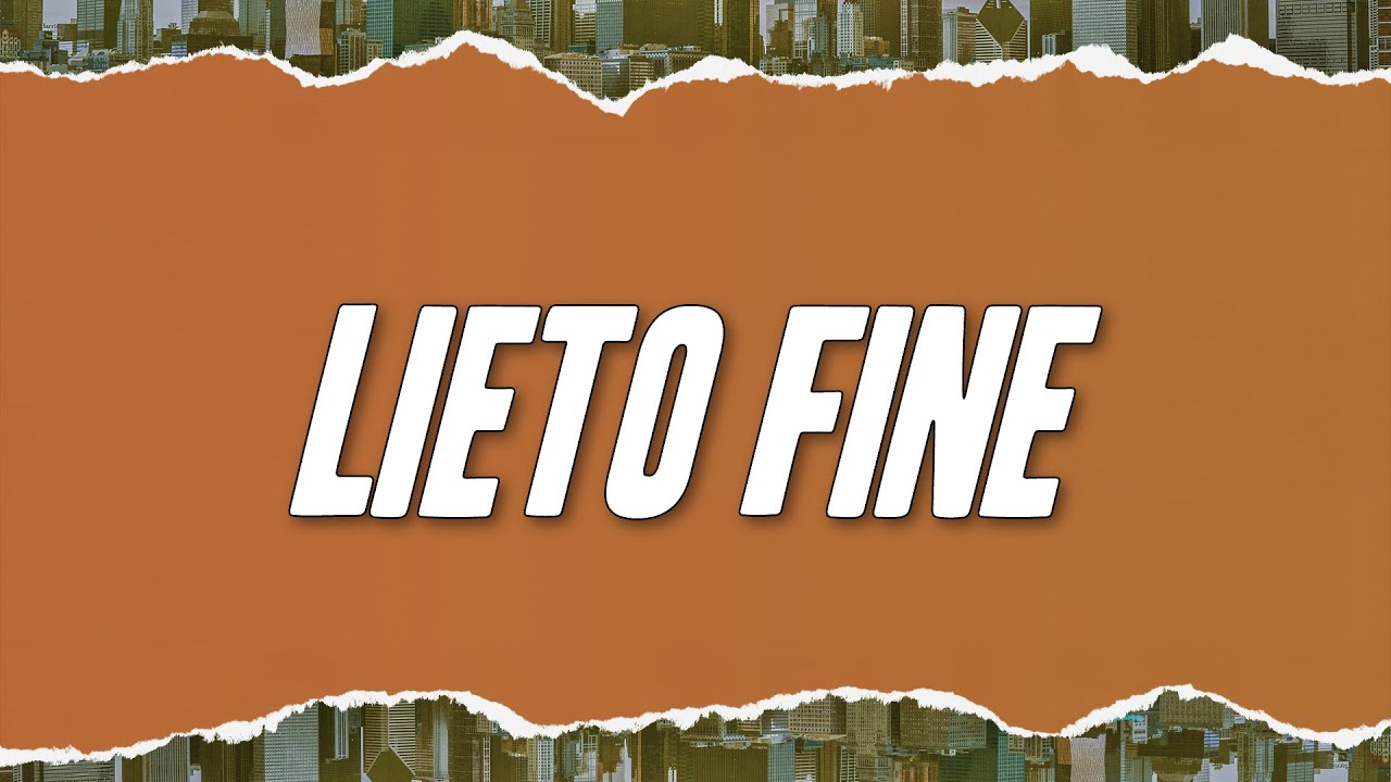 Carl Brave - Lieto fine (Testo)