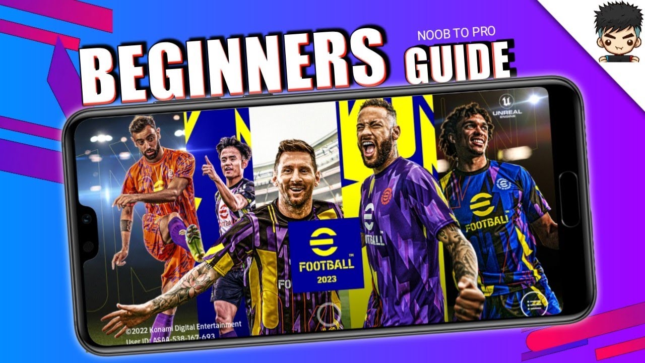 how to play efootball 2023 mobile beginers guide (noob to pro)