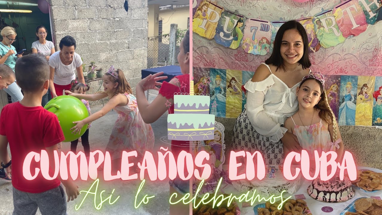 Así se celebra un cumpleaños en Cuba🎂🥳|