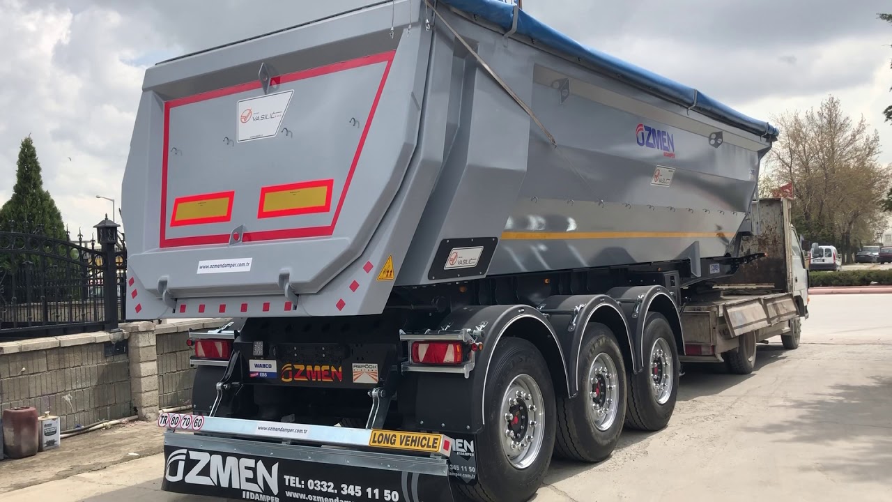 HALF-PIPE TIPPER SEMI TRAILER (KÜVET DAMPERİ)-1 OZMEN TRAILER