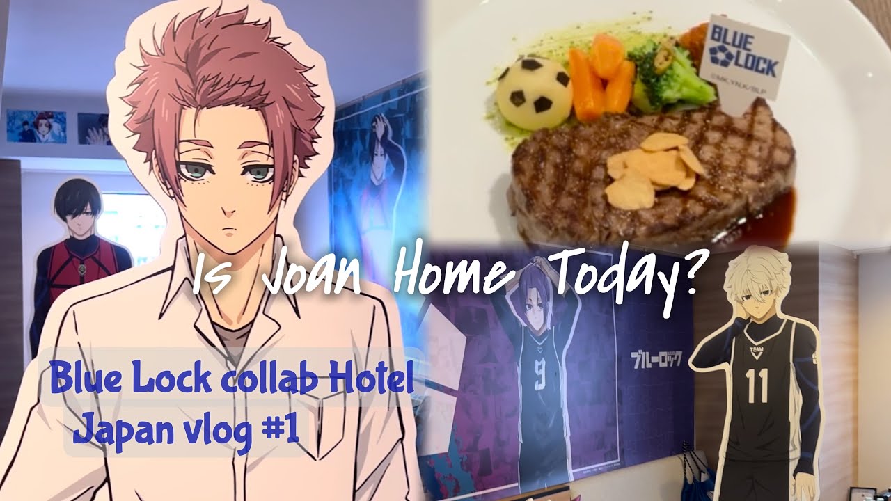 Bluelock Hotel and anime cafe | Japan travel vlog
