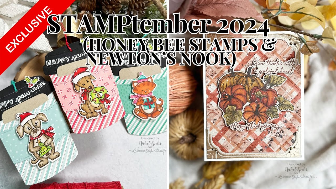 STAMPTEMBER 2024 | Honey Bee Stamps + Newton's Nook