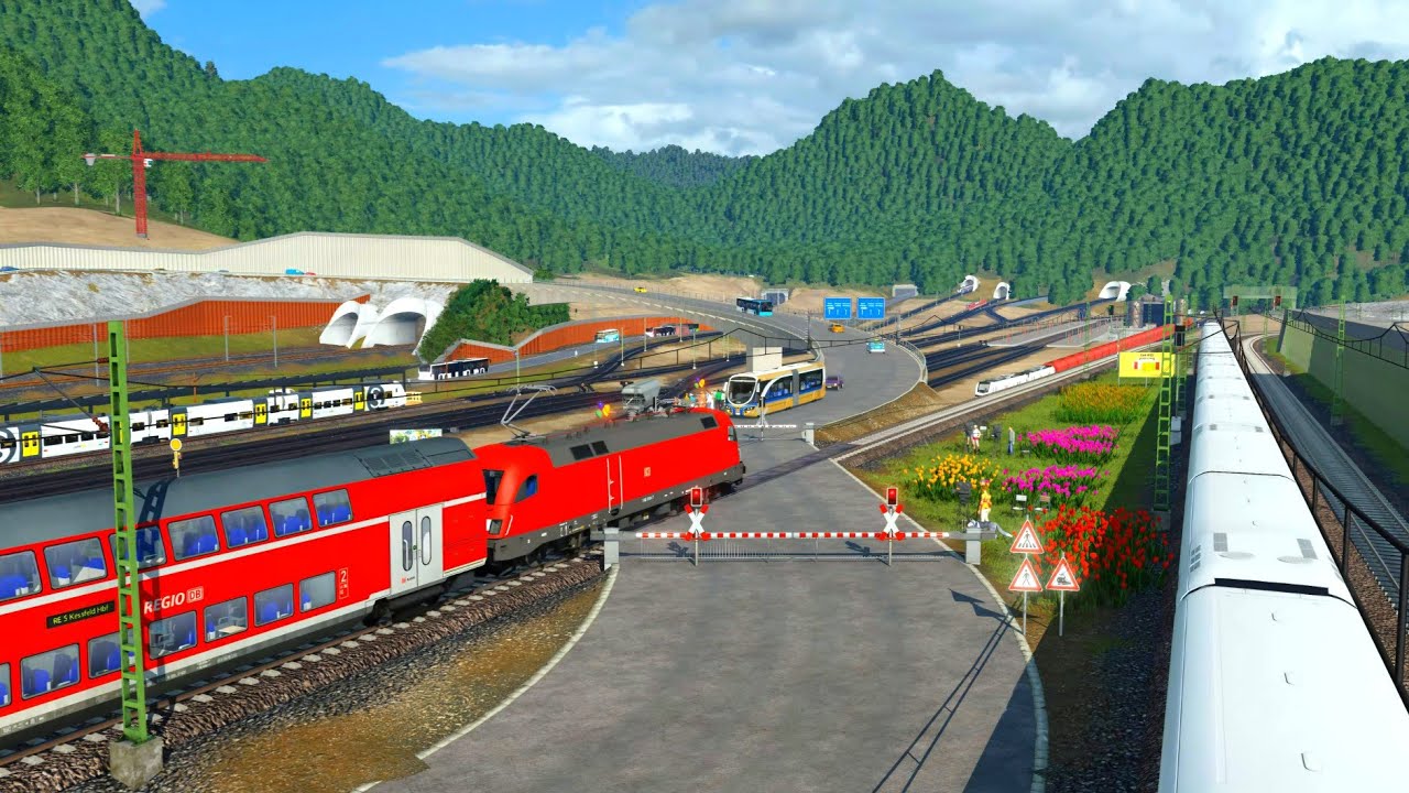 Transport Fever 2: Der Bahnübergang Teil 1109