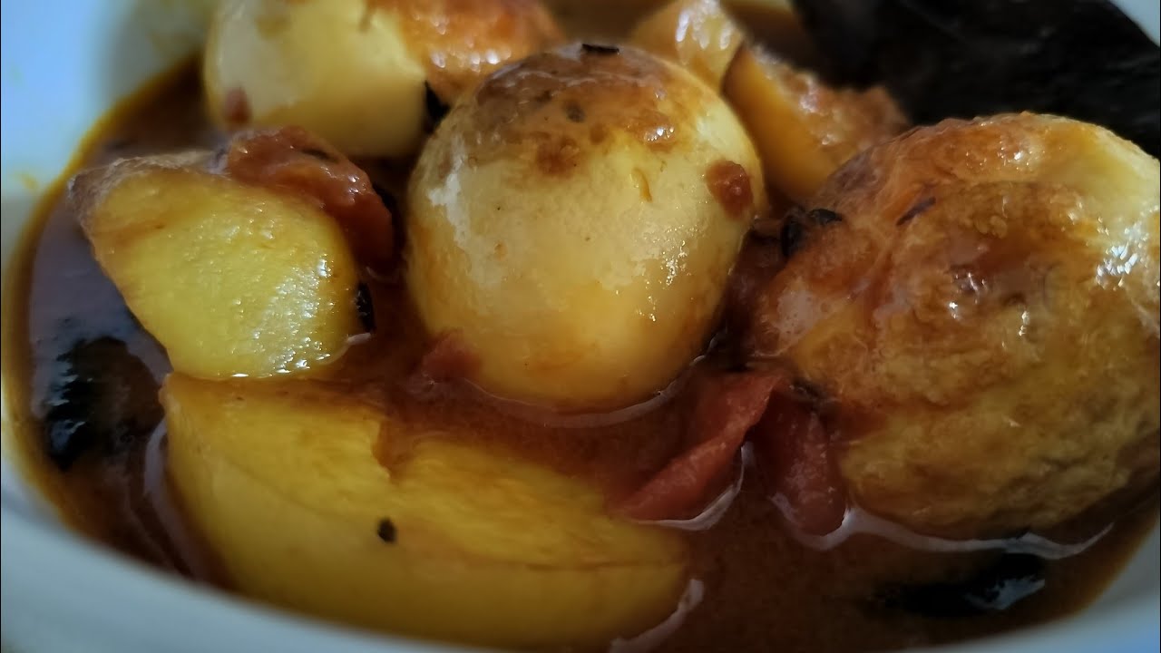 নিরামিষ ডিমের ঝোল/An easy way to make healthy non veg egg recipe 