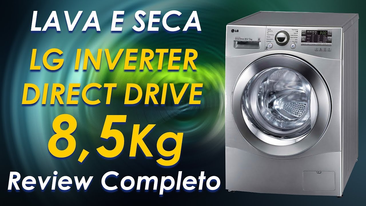 Melhor Lavadora e Secadora de Roupas LG 8,5k Direct Drive - Review Completo