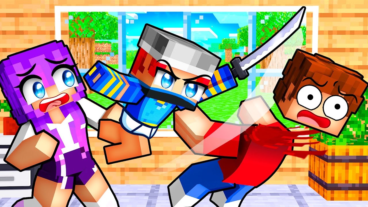 Gara Becomes a BABY NINJA in Minecraft!