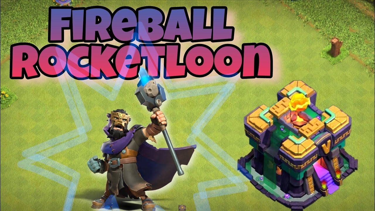 Fireball Rocketloon TH14 Ranked Attack  - Clash of Clans