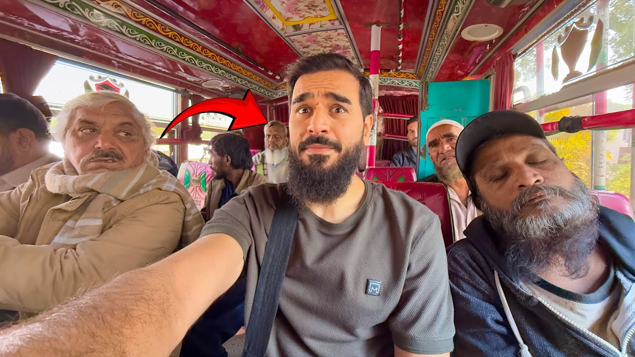 Using public transport for 24 hours in Karachi 🚌