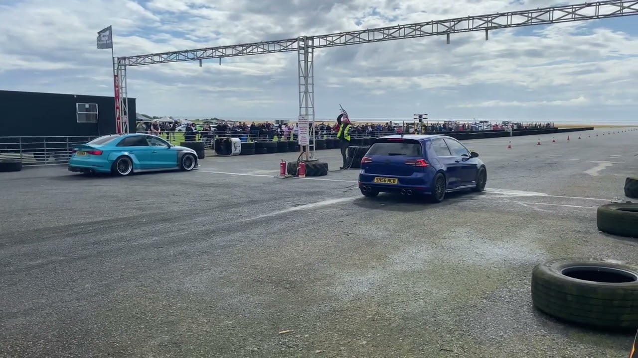 Golf r / rs3 @ Crail raceway