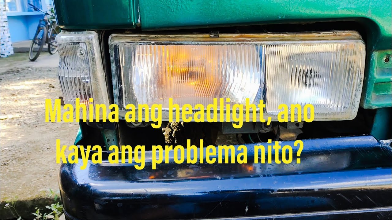 Headlight ng isuzu elf mahina ang ilaw sa kabila. Anu kaya ang problema nito? Samahan niyo po kami.