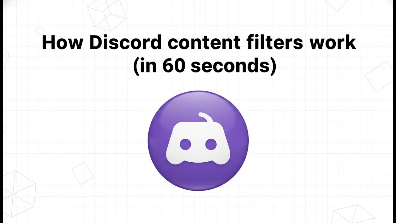 Как работают контентные фильтры Discord (за 60 секунд)