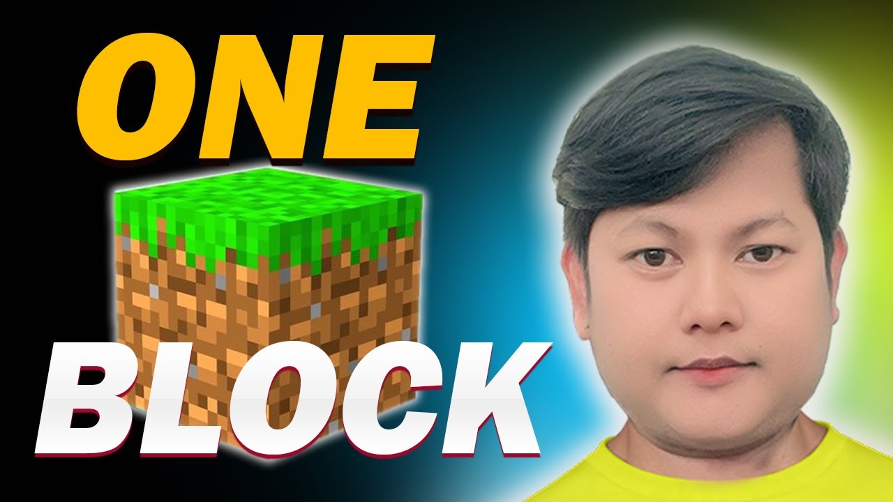 លើកទី១ដែលលេង Minecraft One block