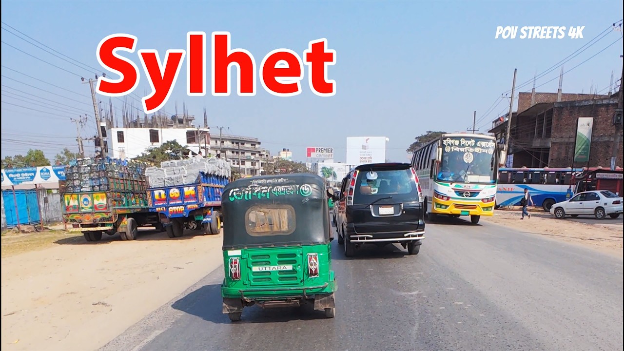 Sylhet City Motorcycle Driving POV | Bangladesh Urban Road Ride in 4K