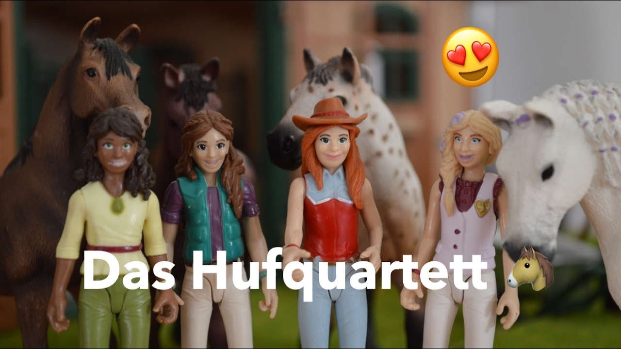 Das Hufquartett 🐴 - die Serie // Schleich Pferdeabenteuer🏇🏻📷🤩