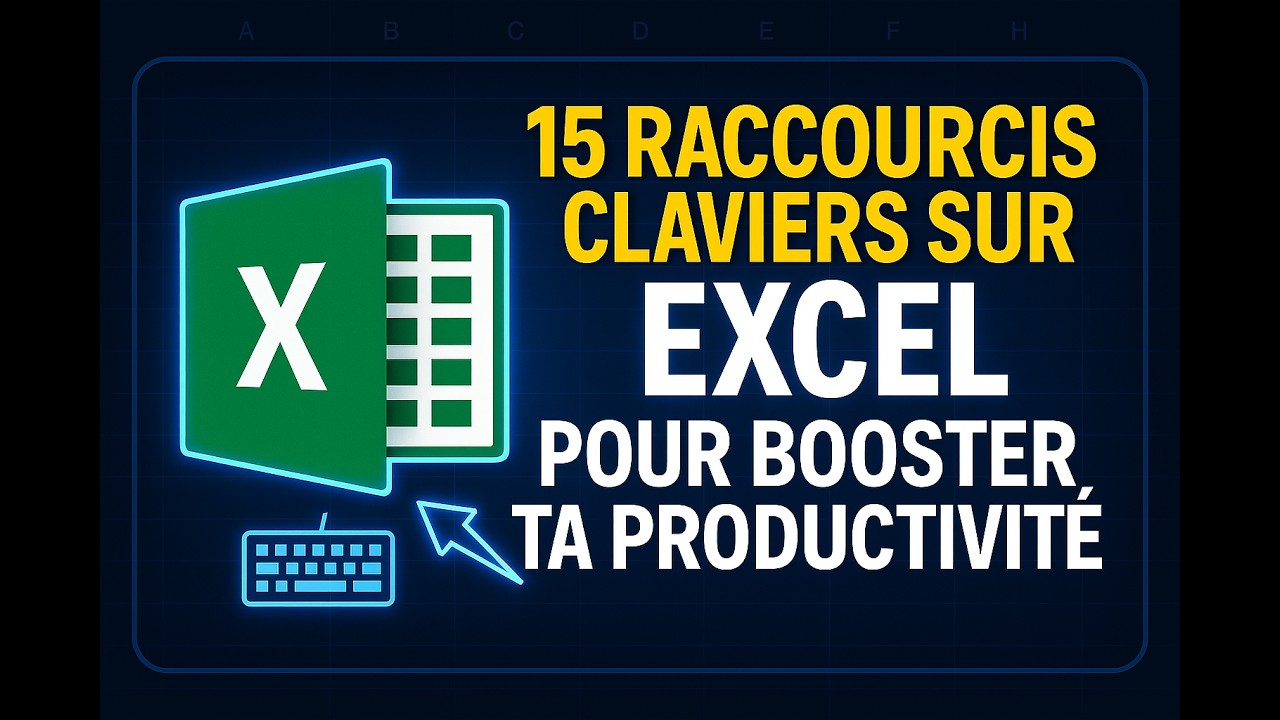 15 RACCOURCIS CLAVIER EXCEL Indispensables pour gagner en productivité🚀