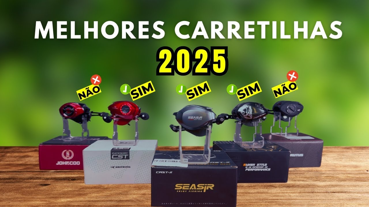TOP 5 Melhores Carretilhas para 2025 por Até R$ 150!