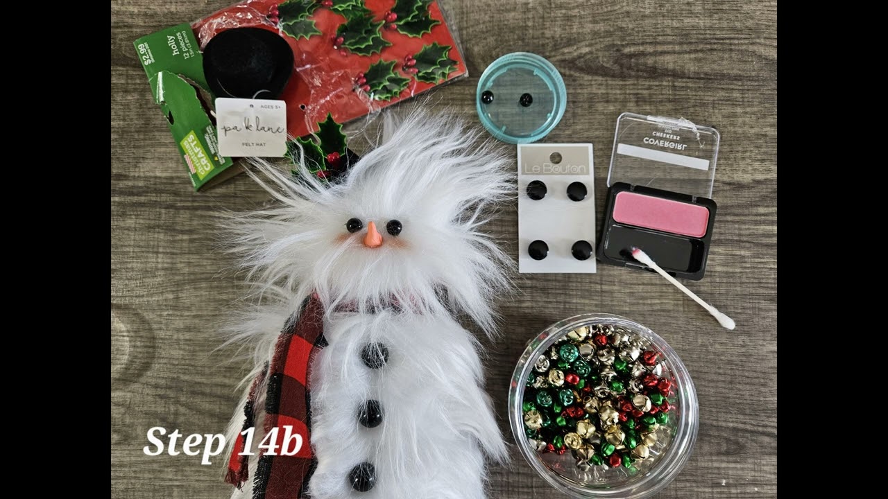 DIY Frazzled Snowman Tutorial