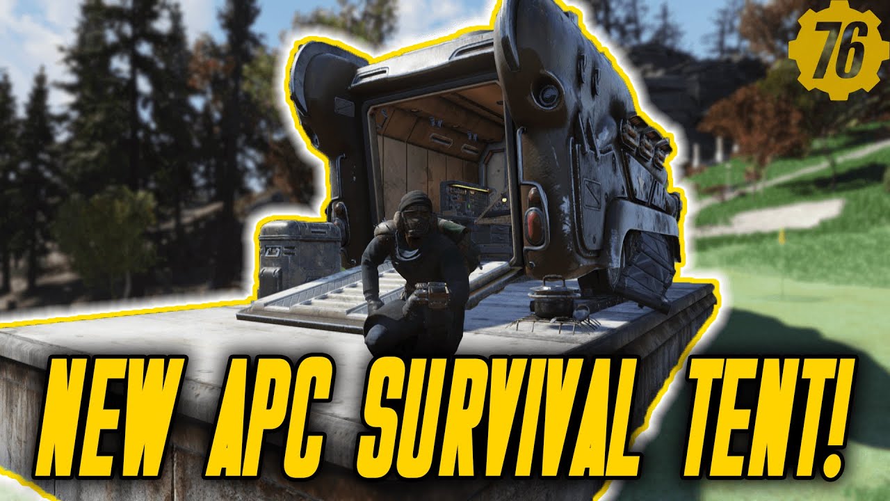 *НОВАЯ* палатка выживания APC добавлена в Fallout 76!